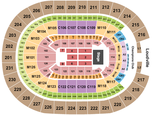 Seating Chart For The Q In Cleveland Ohio