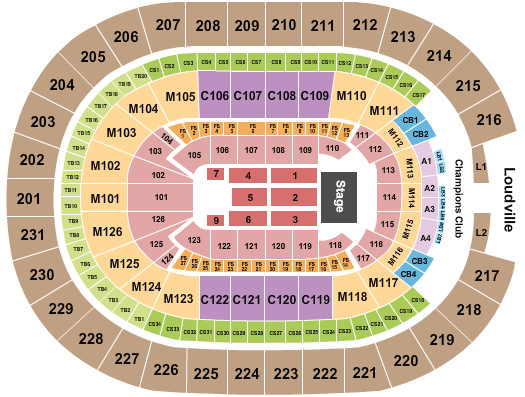 Quicken Loans Arena Tso Seating Chart